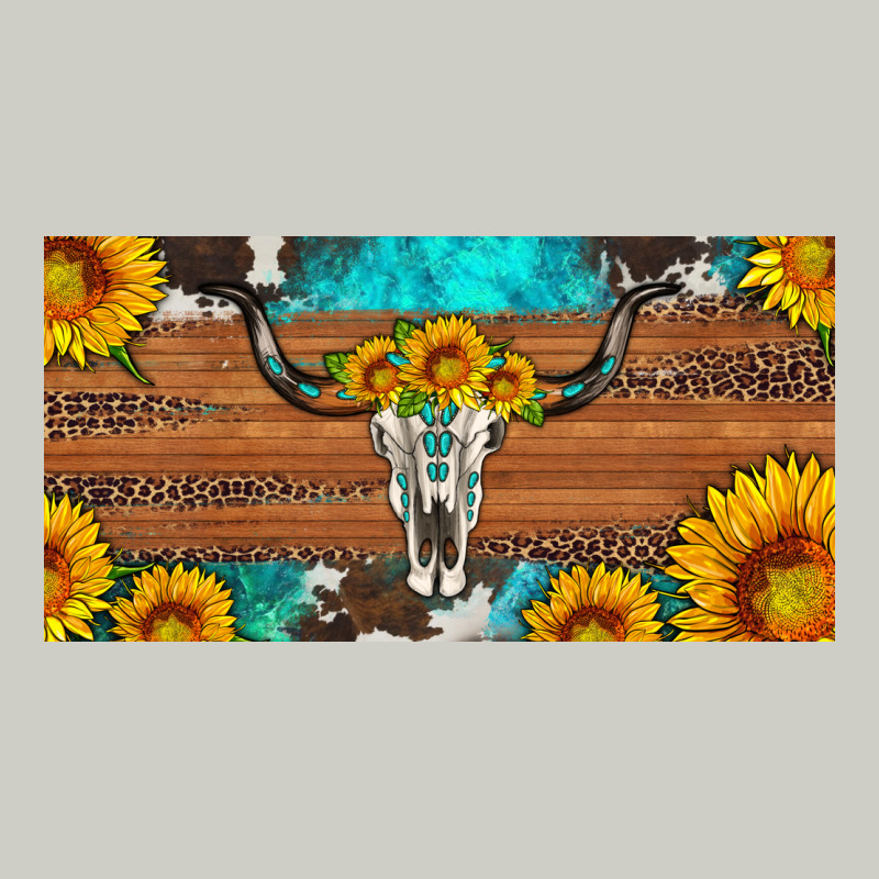Longhorn Bull Skull License Plate Heavyweight Hoodie by Artiststas | Teevron