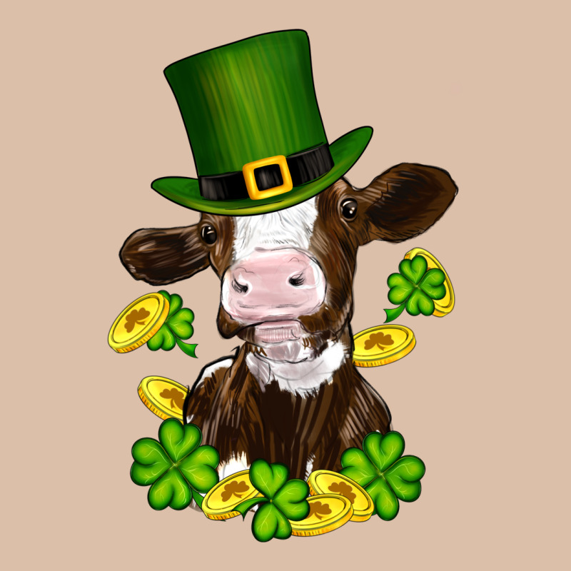 St Patricks Day Cow Urban Heavy Tee by RanaPortraitStore | Teevron