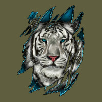 White Tiger Scratch Mark Vintage Tee | Teevron