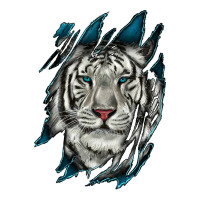 White Tiger Scratch Mark | Teevron