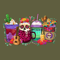 Dia De Los Muertos Coffee Cups Vintage Tee | Teevron