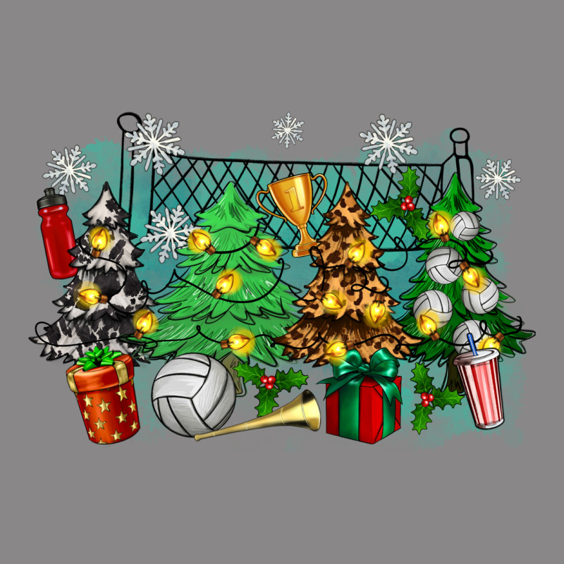 Christmas Trees With Tennis Vintage Tee by Zillion Design Studio | Teevron