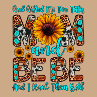 God Gifted Me Two Titles Mom And Bebe  And I Rock Vintage Hoodie | Teevron