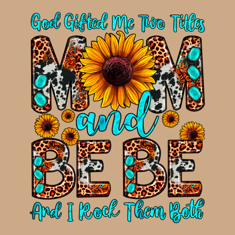 God Gifted Me Two Titles Mom And Bebe  And I Rock Vintage Hoodie by JahusDesignShop | Teevron