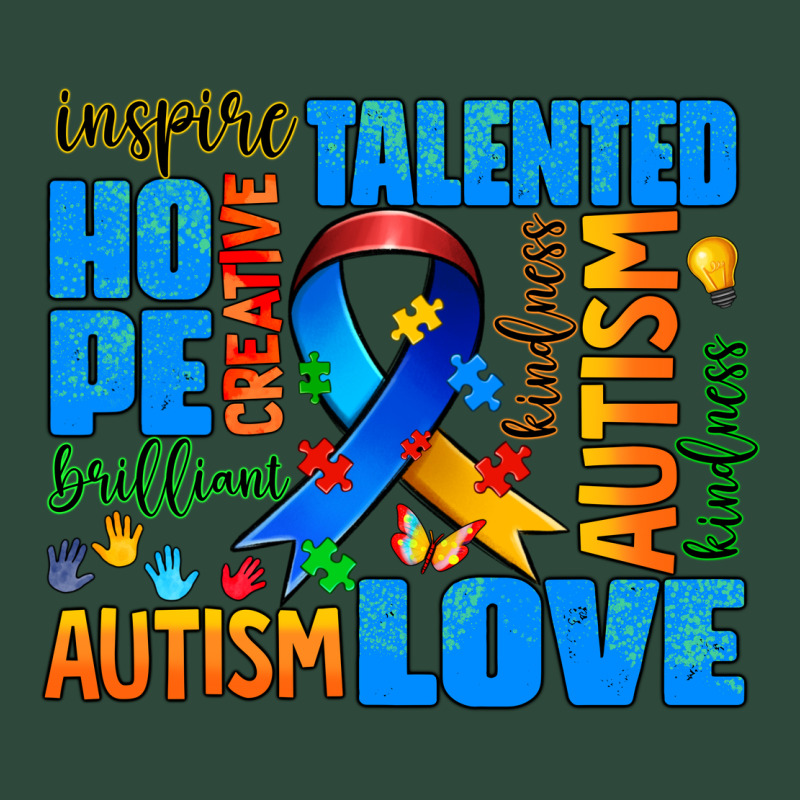 Autism  Words Zipper Hoodie by AdoDesignShop | Teevron
