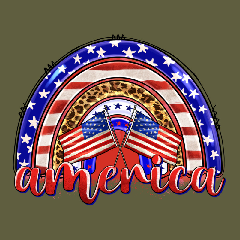 America Rainbow Vintage Tee by BarkalooDesign | Teevron