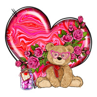valentines heart with bear | Teevron