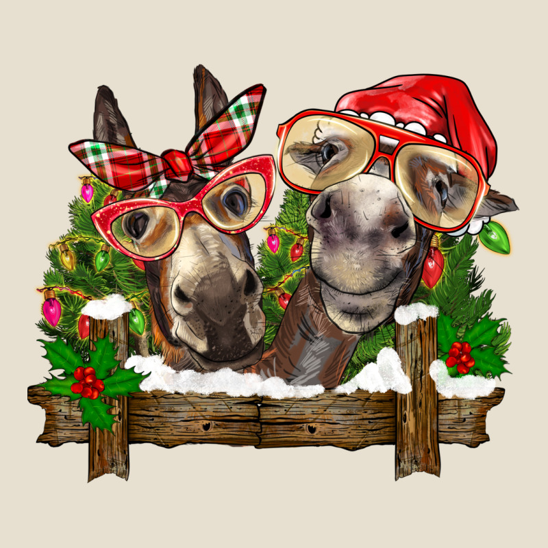 Christmas Donkeys Urban Heavy Tee by BarkalooDesign | Teevron