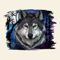 Wolf And Full Moon Vintage Tee | Teevron