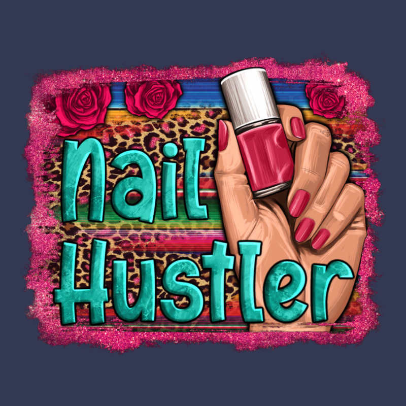 Nail Hustler Serape Leopard Background Heavyweight Hoodie by Artiststas | Teevron