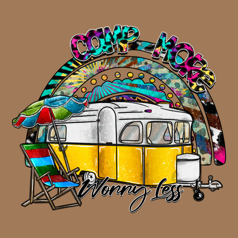 Camp More Worry Less Classic Tee by SublimationCraftShop | Teevron