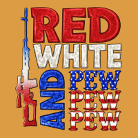 Red White And Pew Pew Pew Urban Heavy Tee | Teevron