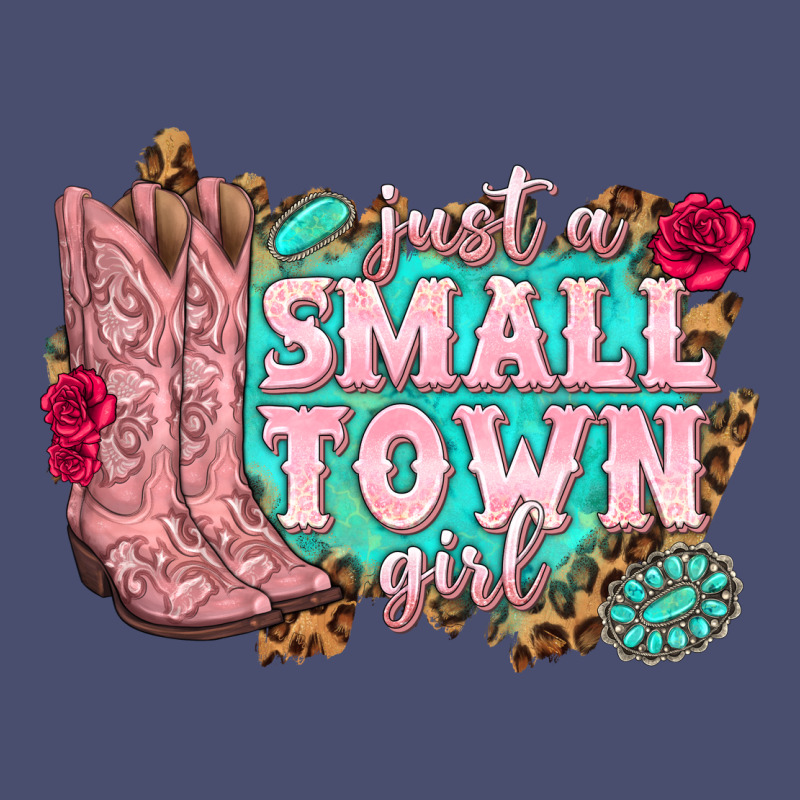 Just A Small Town Girl Cowgirl Boots Vintage Tee by texasbilliewilder | Teevron