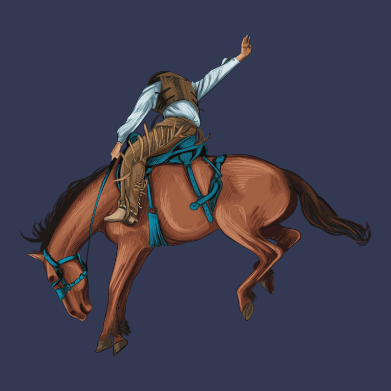 Bucking Bronco Cowboy Rodeo Heavyweight Hoodie by Artiststas | Teevron