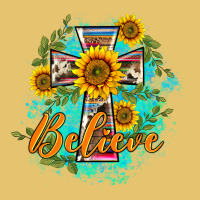 Western Belive Sunflowers Cross Premium Sweatshirt | Teevron