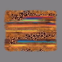 Leopard Serape Background Heavyweight Hoodie | Teevron