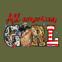 All American Girl With Cowgirl Classic Tee | Teevron