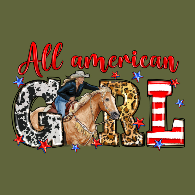 All American Girl With Cowgirl Classic Tee by Neo Western | Teevron