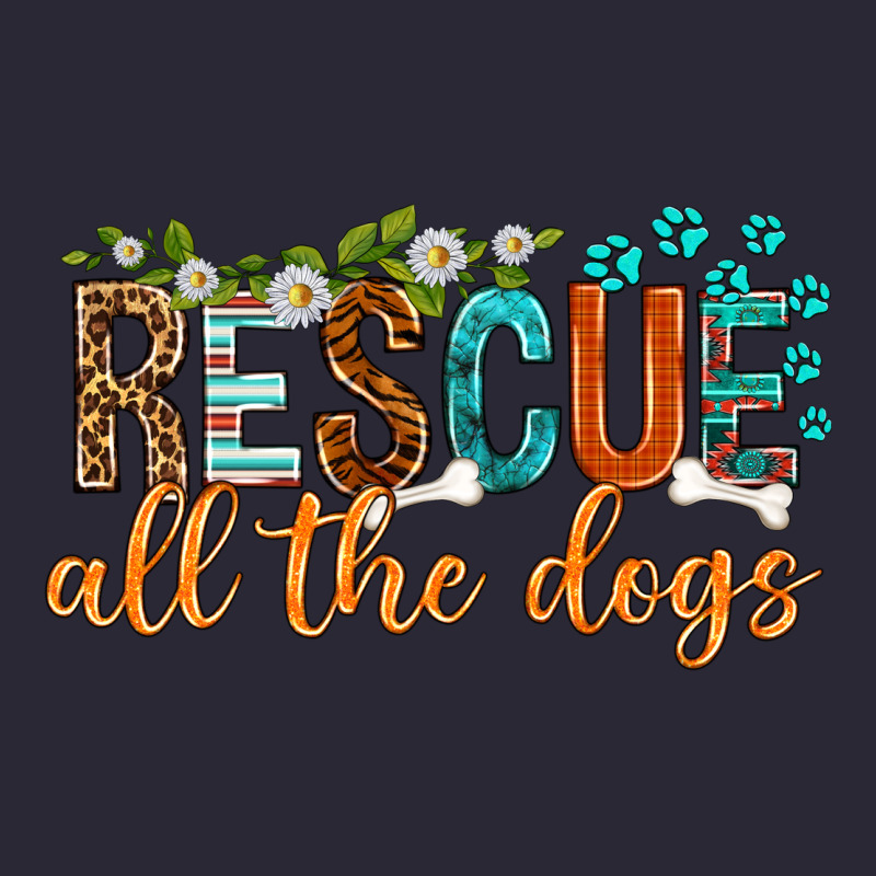 Rescue All The Dogs Vintage Tee by texasbilliewilder | Teevron