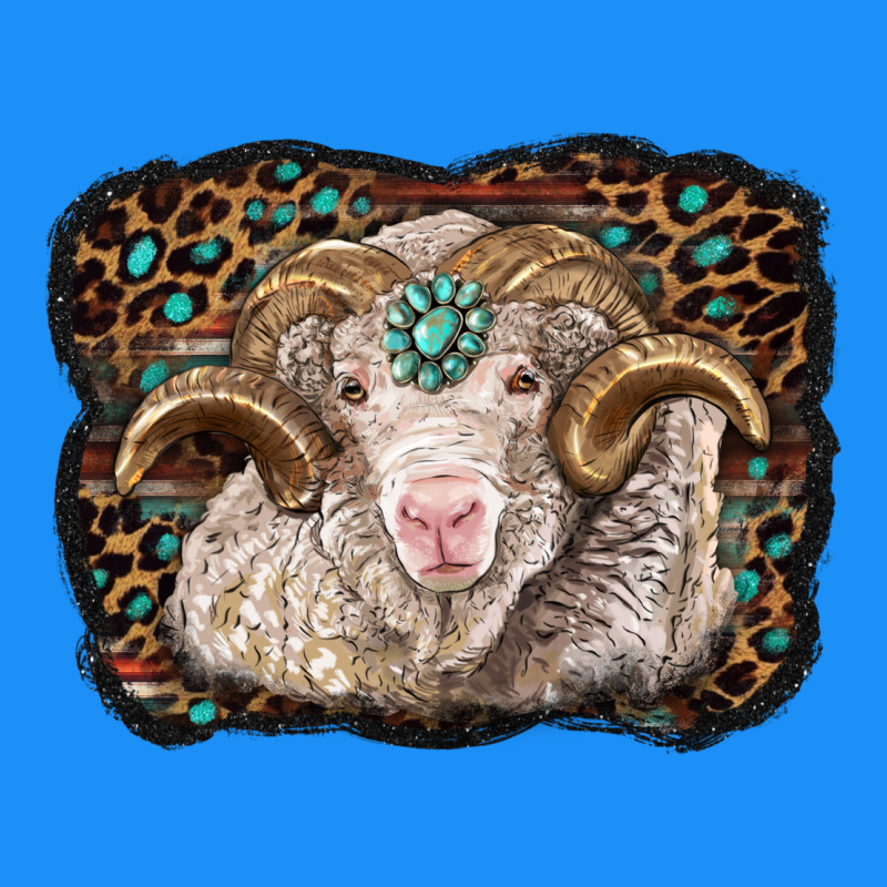 Merino Ram With Leopard Background Classic Tee by BarkalooDesign | Teevron