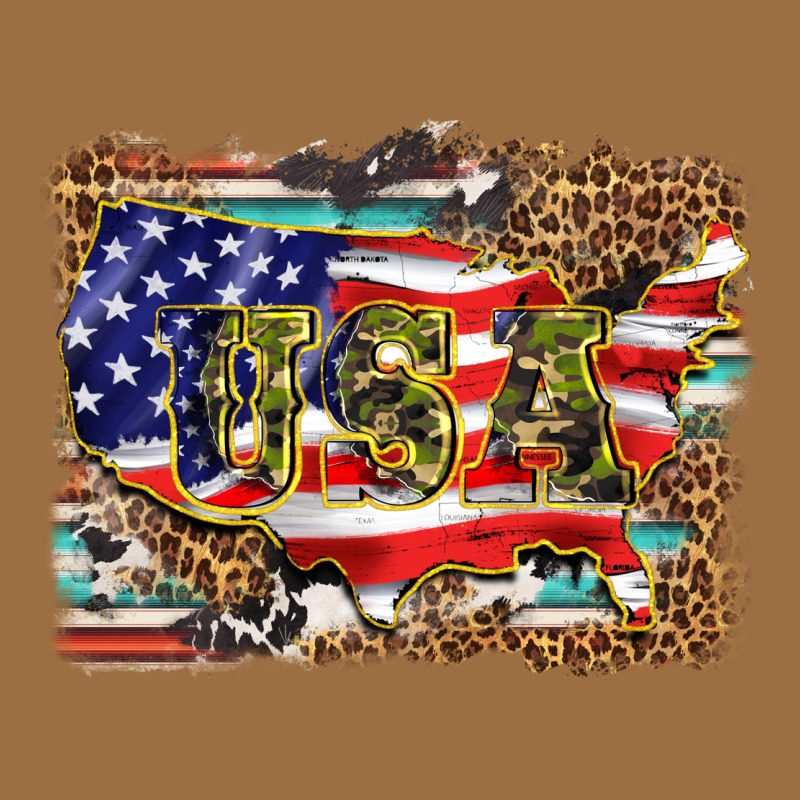Western America Map Usa Vintage Tee by BarkalooDesign | Teevron