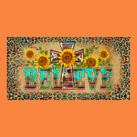 Western Believe Leopard Aztek License Plate Template Premium Sweatshirt | Teevron