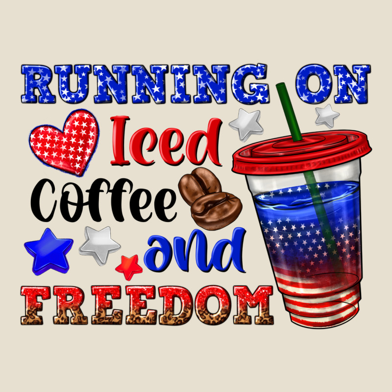 Running On Iced Coffe And Freedom Urban Heavy Tee by texasbilliewilder | Teevron