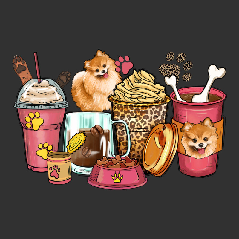 Pomeranian Coffee Cups Urban Heavy Tee by Zillion Design Studio | Teevron