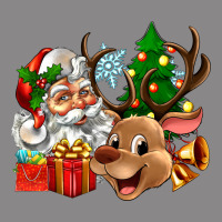 Santa And Reindeer Vintage Tee | Teevron
