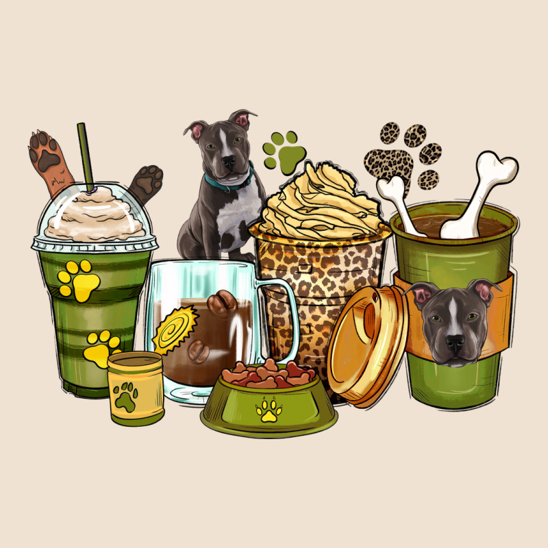 Pitbull Coffee Cups Urban Heavy Tee by Zillion Design Studio | Teevron