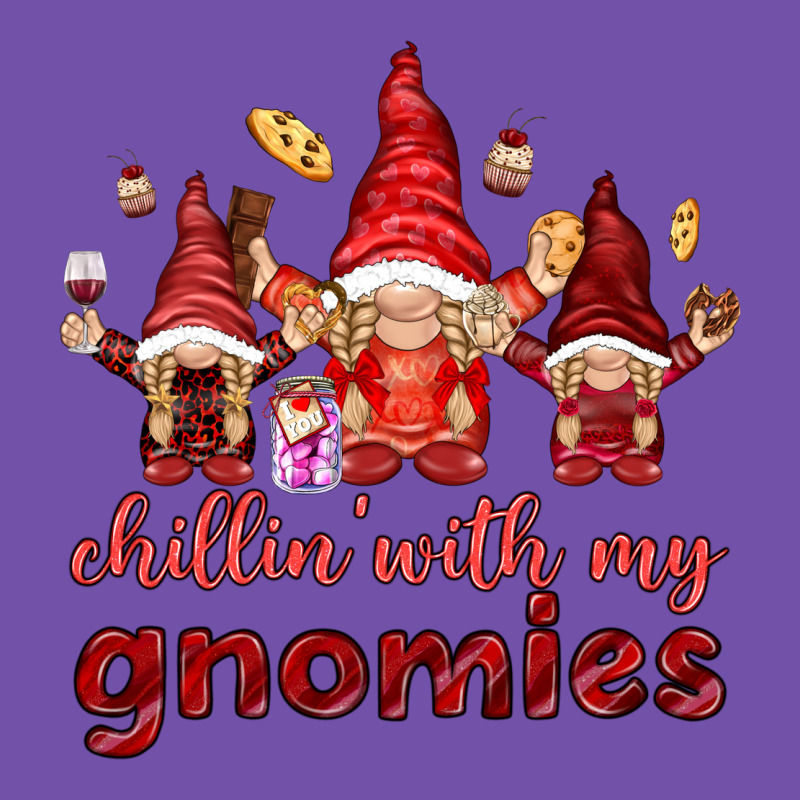 Chilling With My Gnomies Premium Sweatshirt by NancyCooperArtShop | Teevron