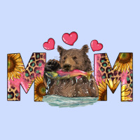 Mom Bear With Sunflowers Urban Heavy Tee | Teevron