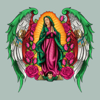 Mexican Flag Wings Our Lady Of Guadalupe Heavyweight Hoodie | Teevron