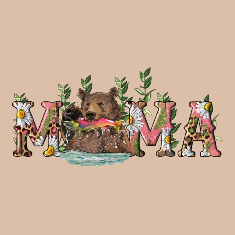 Mama With Bear And Daisy Urban Heavy Tee by RanaPortraitStore | Teevron