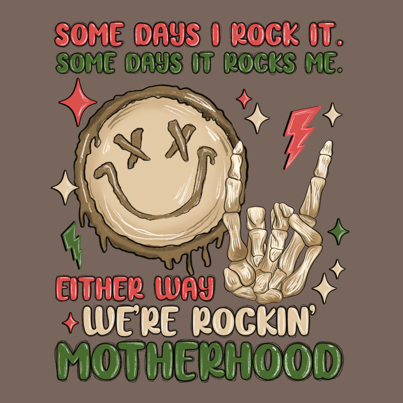 Some Days I Rock It Some Days It Rocks Me Either W Premium Hoodie by MaliasSmallBusiness | Teevron