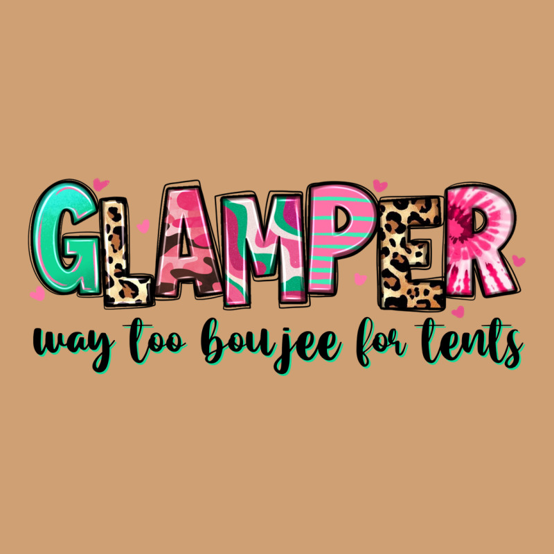 Glamper Way Too Boujee For Tents Vintage Tee by RanaPortraitStore | Teevron