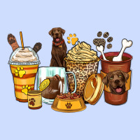 Labrador Retriever Coffee Cups Urban Heavy Tee | Teevron