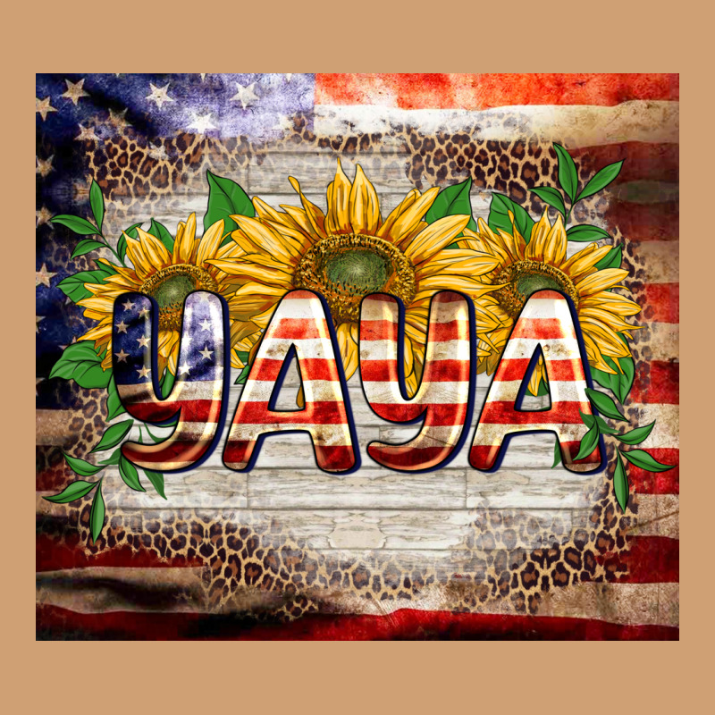 Patriotic Yaya Tumbler Vintage Tee by BarkalooDesign | Teevron