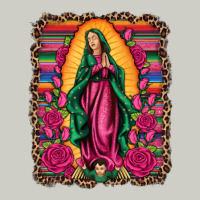 Our Lady Of Guadalupe Serape Background Heavyweight Hoodie | Teevron