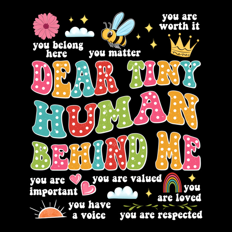 Customized Teacher Dear Tiny Human Behind Me Back Zipper Hoodie by JahusDesignShop | Teevron