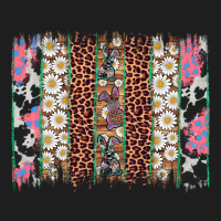 Easter Leopard Cowhide Bunny Brush Stroke Heavyweight Hoodie | Teevron