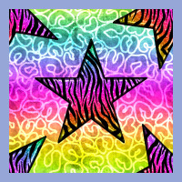 Zebra Glitter Star Seamless Pattern Classic Tee | Teevron