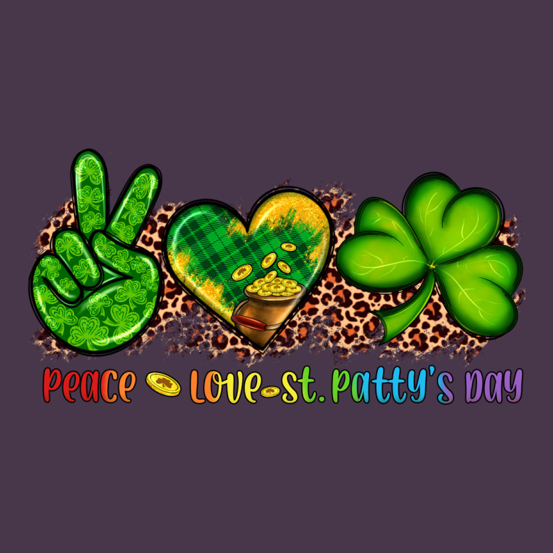 Peace Love St Patty's Day Heavyweight Hoodie by Artiststas | Teevron
