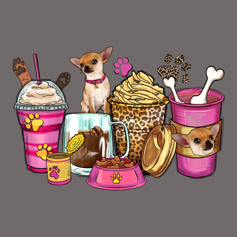 Chihuahua Coffee Cups Urban Heavy Tee by Zillion Design Studio | Teevron