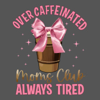 Over Caffeinated Moms Club Zipper Hoodie | Teevron