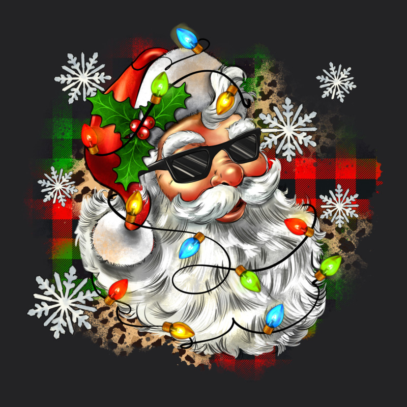 Santa With Sunglasses Christmas Vintage Tee by Zillion Design Studio | Teevron