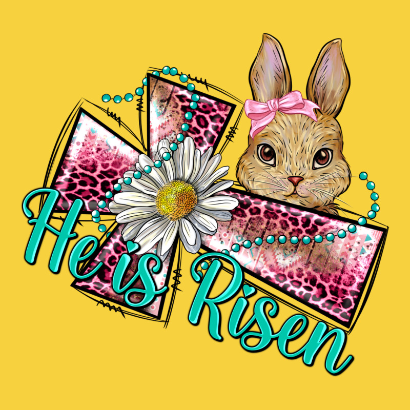 He Is Risen Cross Rabbit Premium Sweatshirt by BarkalooDesign | Teevron