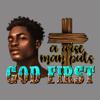 A Wise Man Puts God First Vintage Tee | Teevron