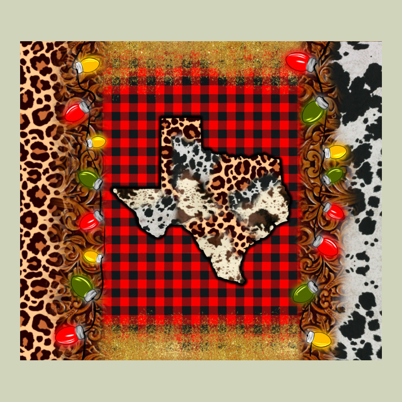 Texas Christmas Tumbler Heavyweight Hoodie by AdoDesignShop | Teevron