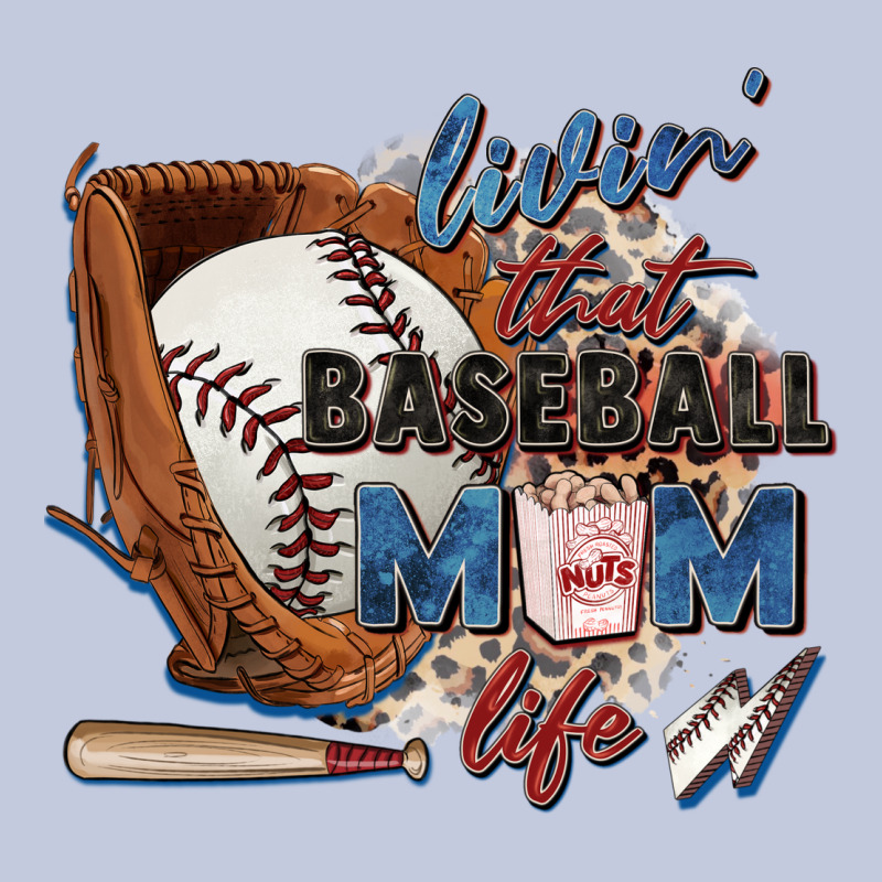 Livin' That Baseball Mom Life Long Sleeve Tee by Zillion Design Studio | Teevron